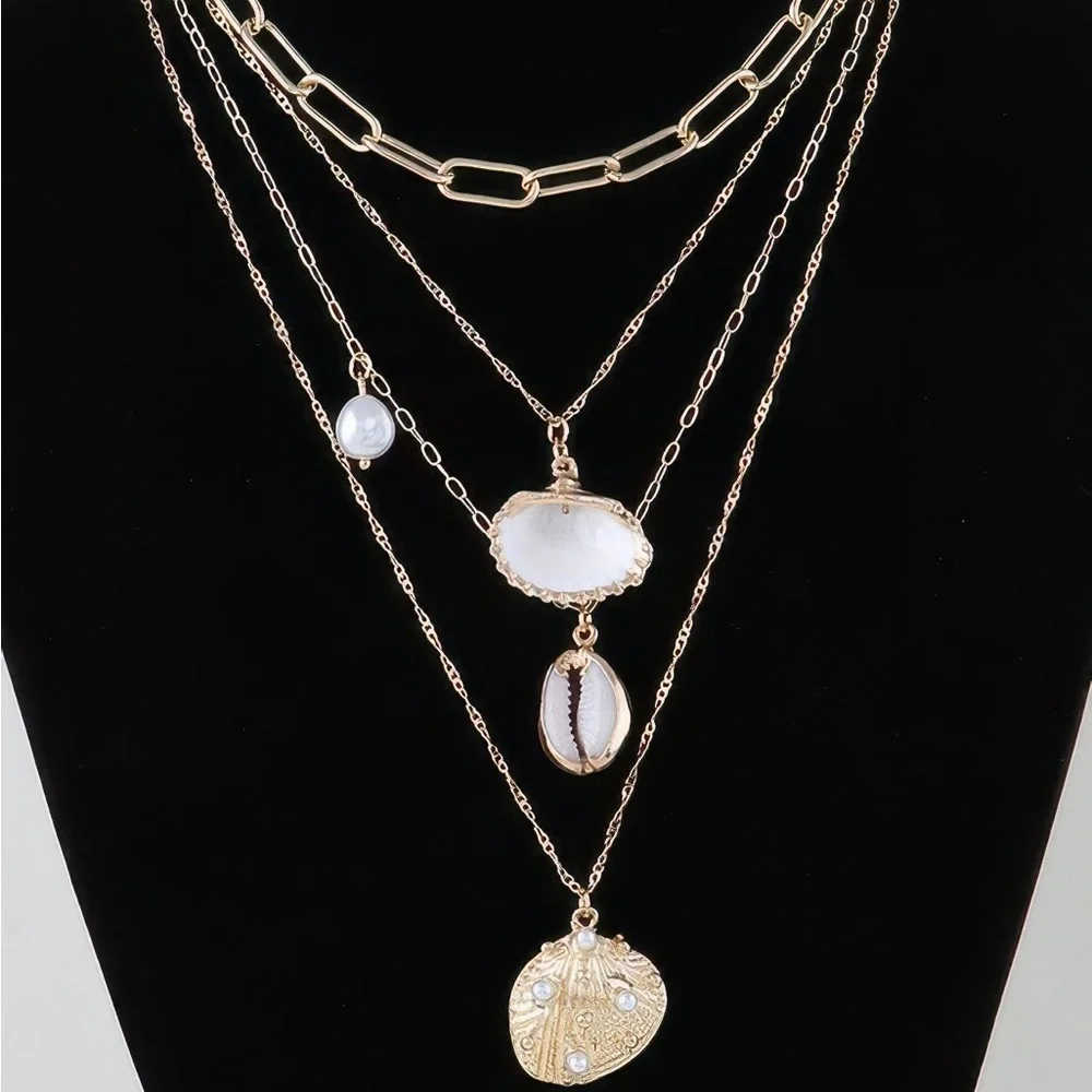 Under The Sea Charms Chain Necklace - Picture 1 of 4